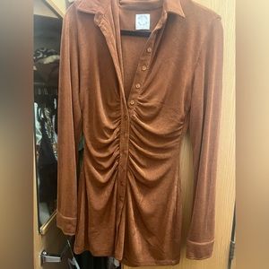 With jean Andy dress